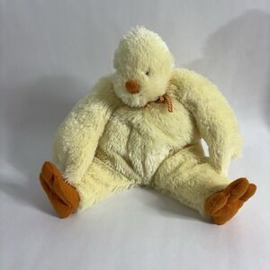 Bunnies By The Bay Yellow Duck Plush Large Emmie 14"
